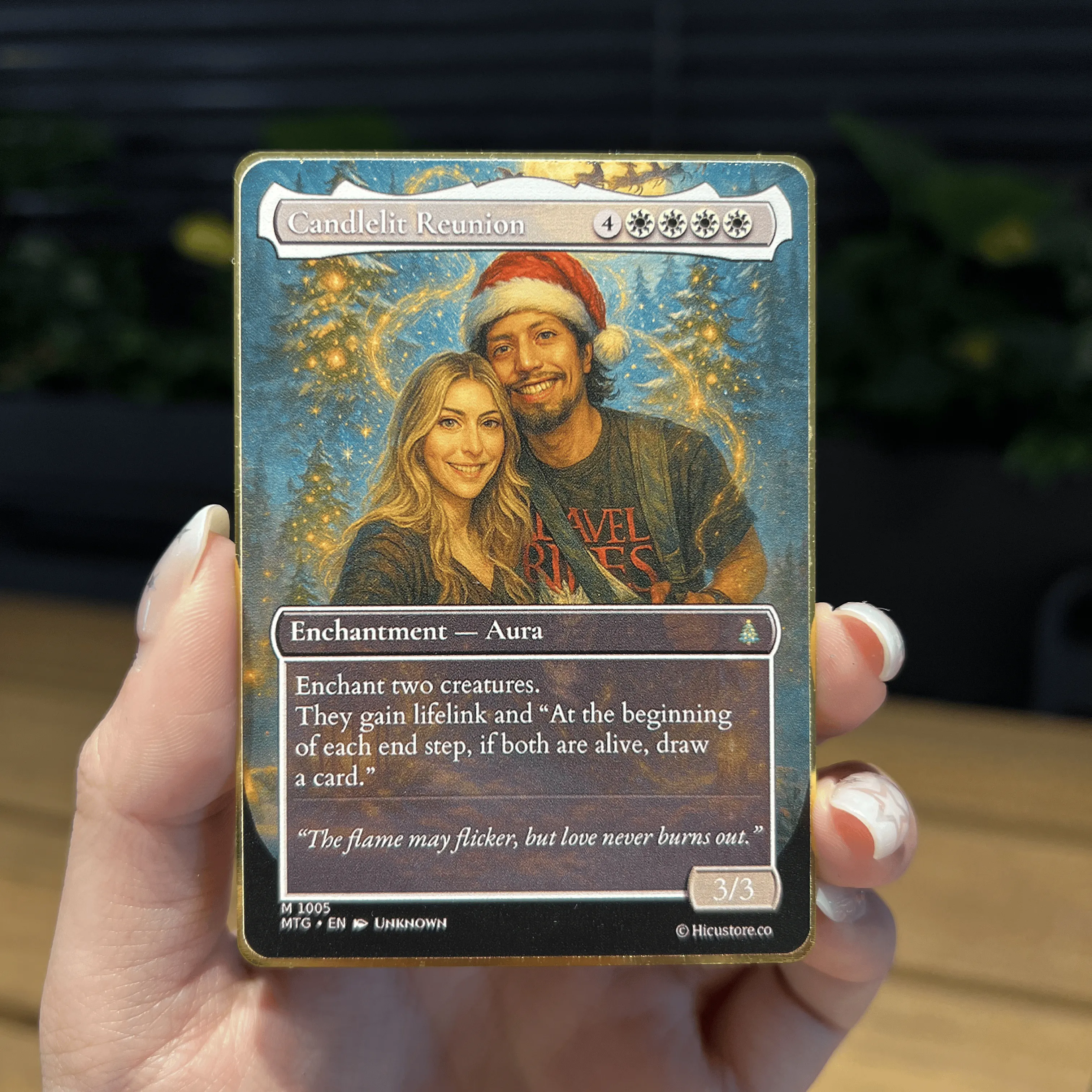 🤩Custom Magic-Style MTG Couple Art Card