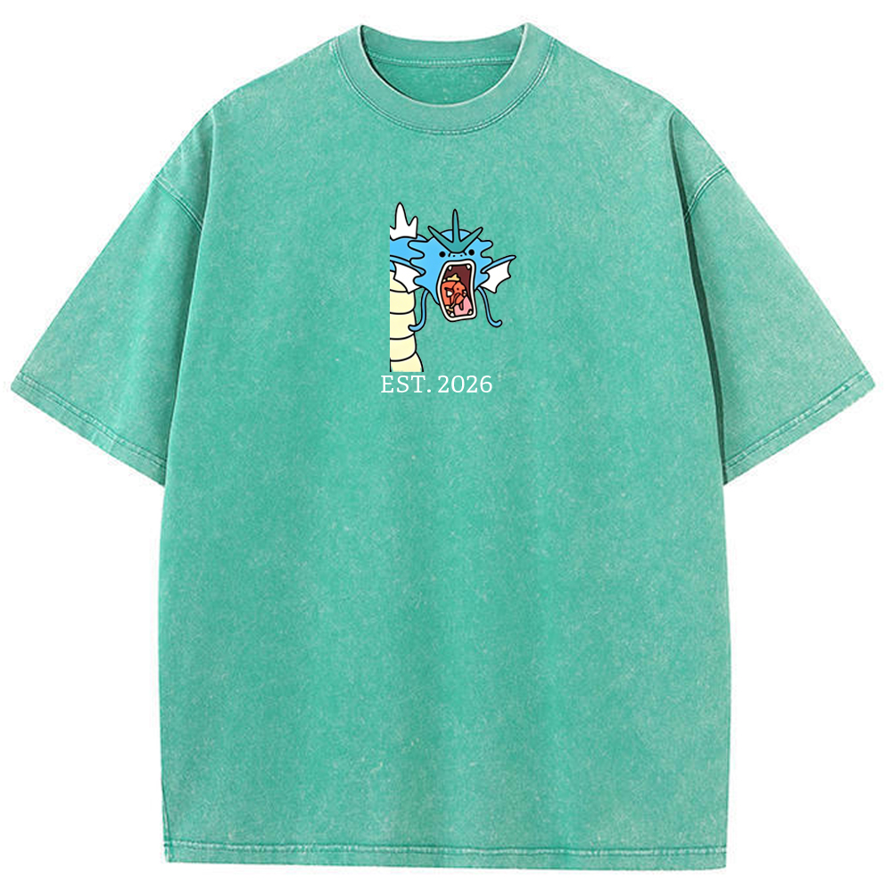Cute Parent & Kid Dragonair Vintage Washed T-Shirt