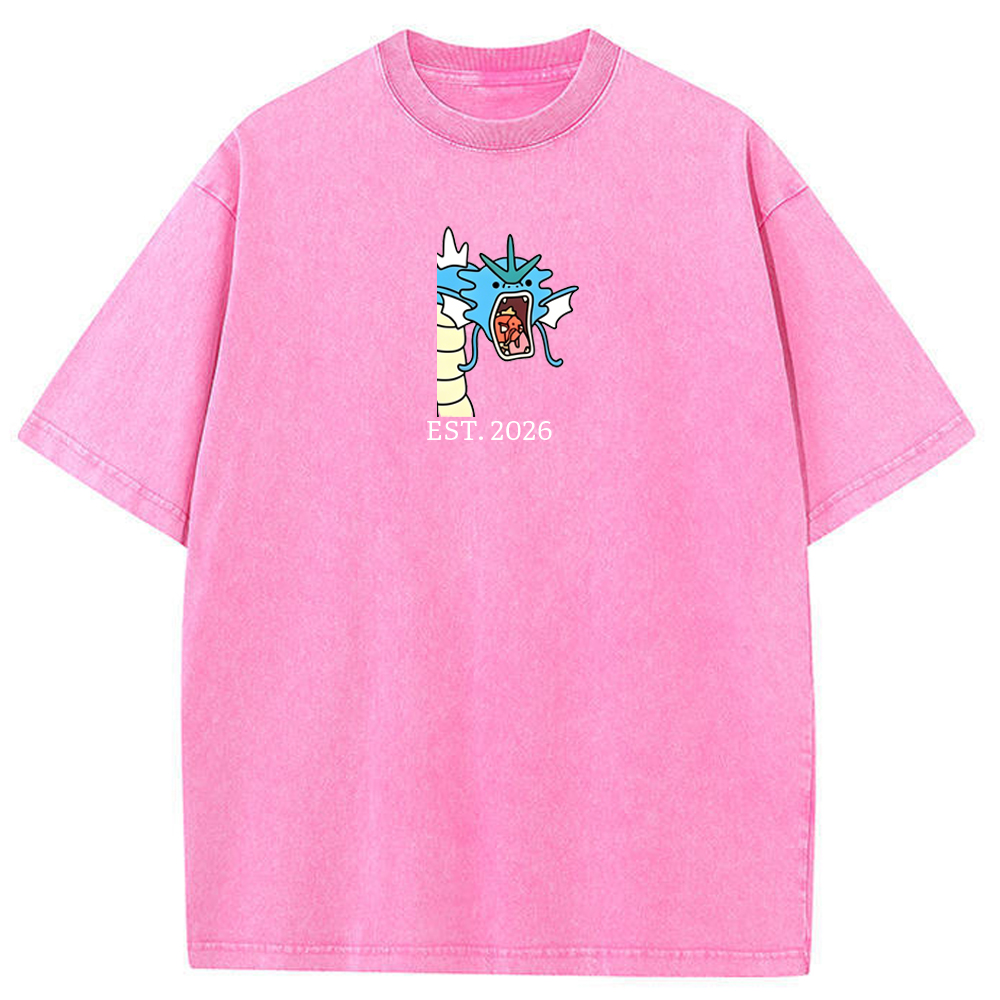 Cute Parent & Kid Dragonair Vintage Washed T-Shirt