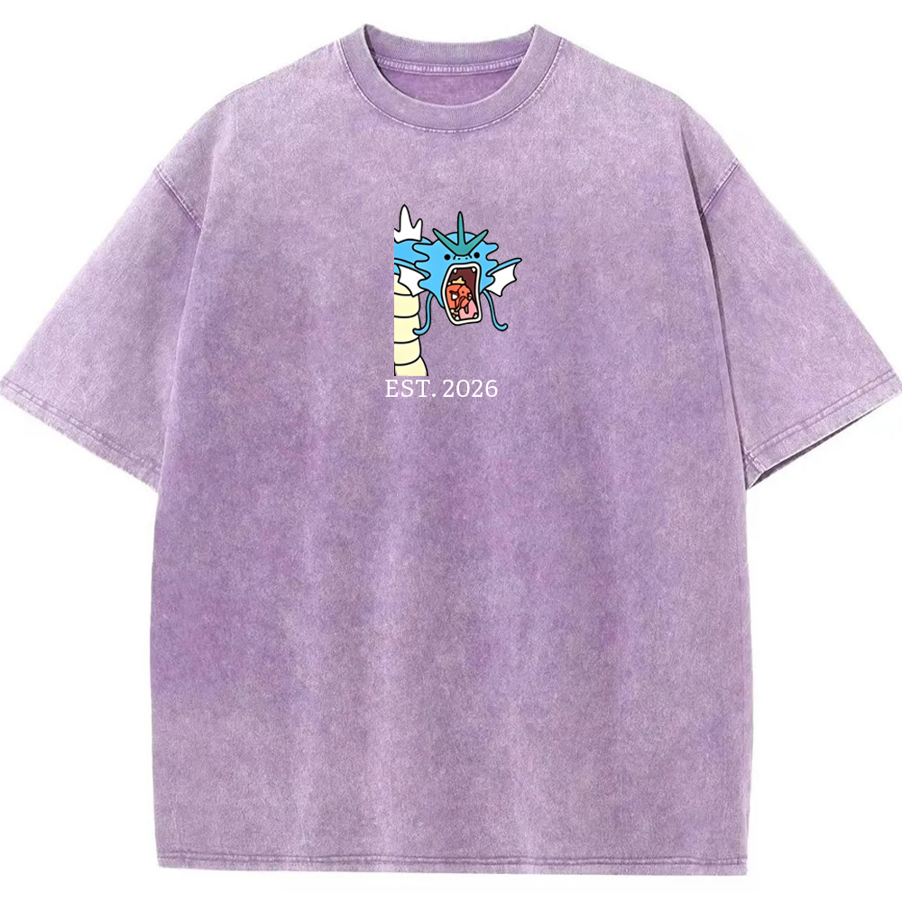Cute Parent & Kid Dragonair Vintage Washed T-Shirt