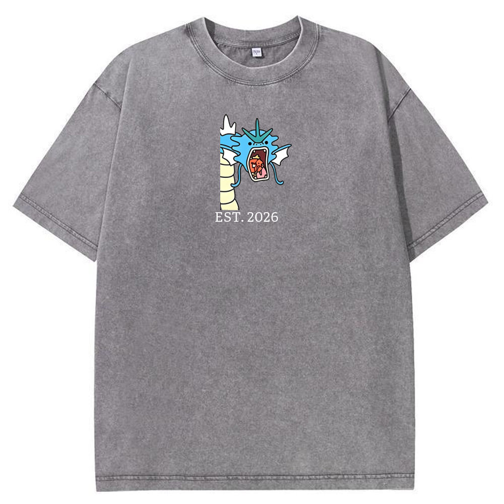 Cute Parent & Kid Dragonair Vintage Washed T-Shirt