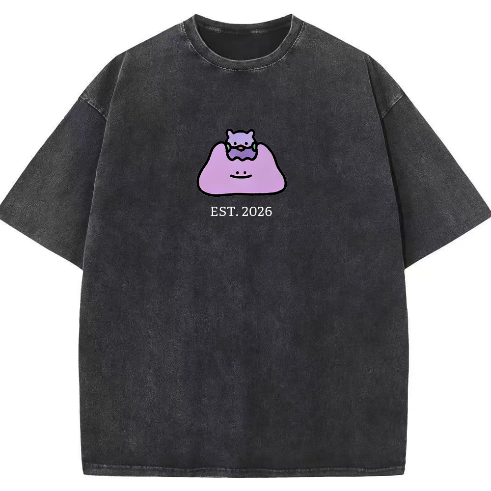 Cute Parent & Kid Ditto Vintage Washed T-Shirt