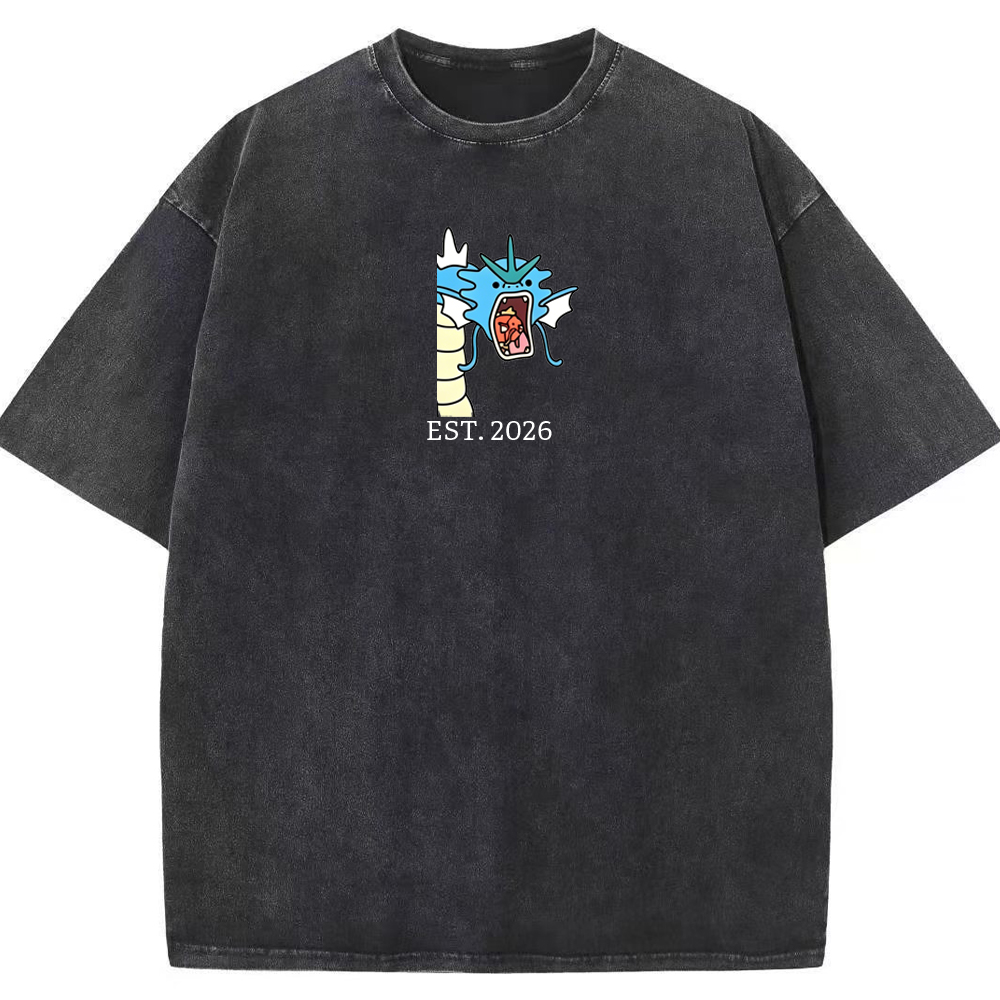 Cute Parent & Kid Dragonair Vintage Washed T-Shirt