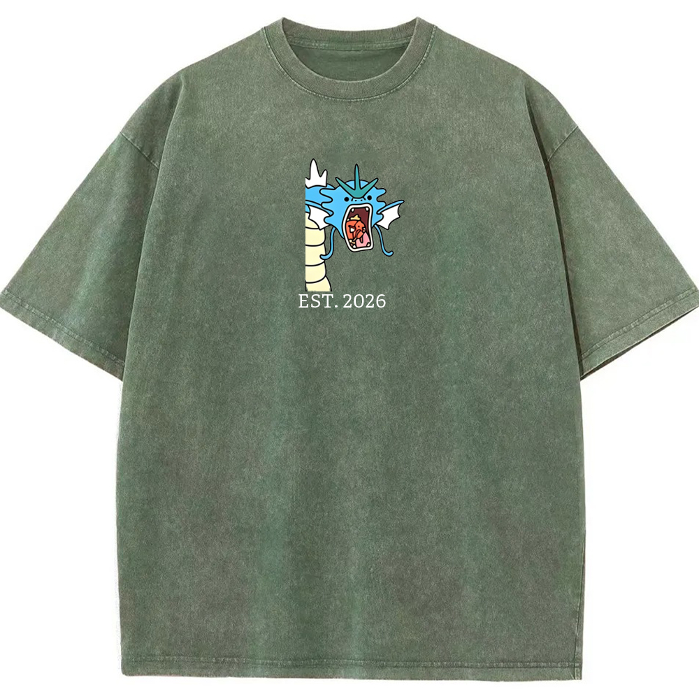 Cute Parent & Kid Dragonair Vintage Washed T-Shirt