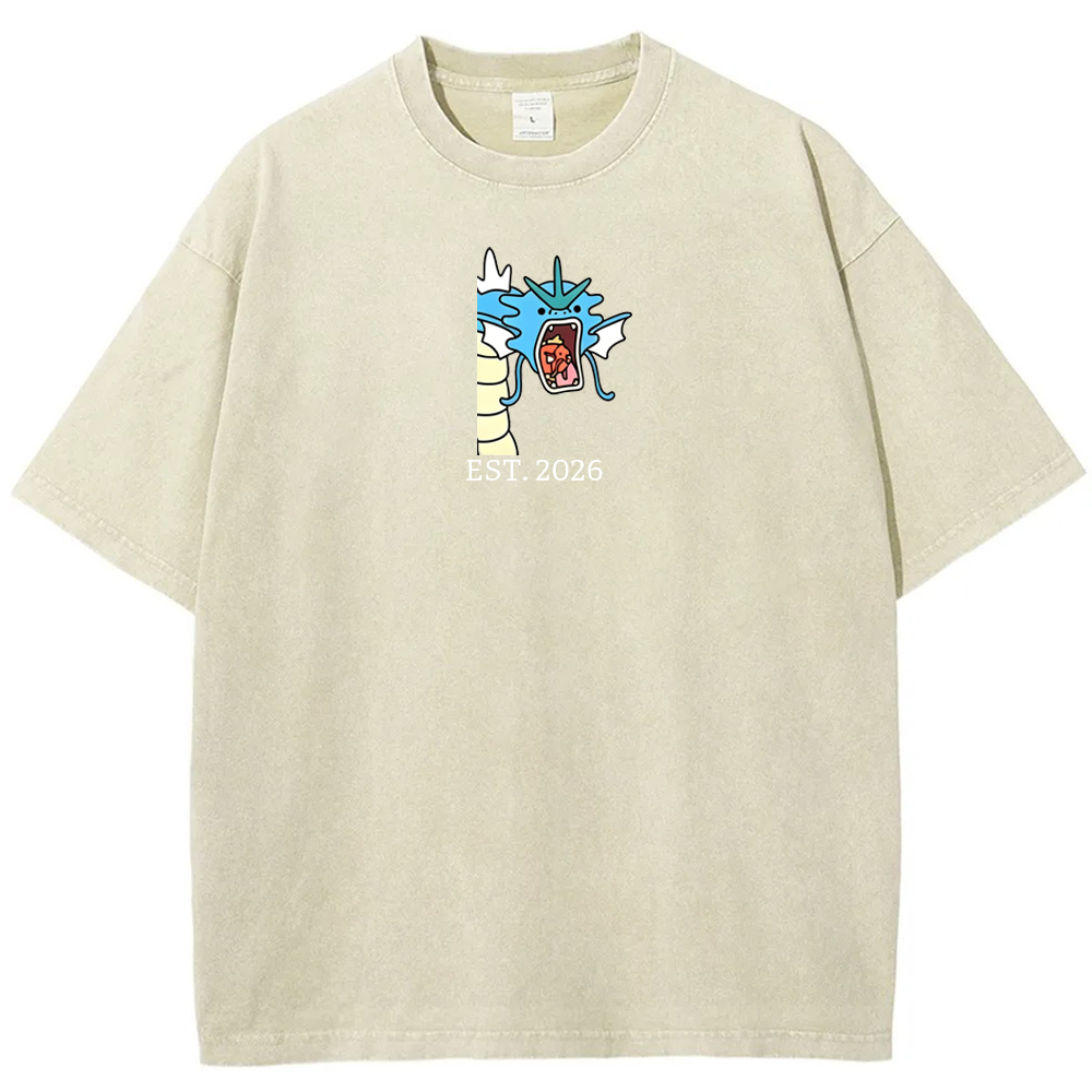 Cute Parent & Kid Dragonair Vintage Washed T-Shirt