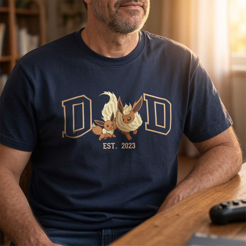 Personalized Print PokaDad Tee