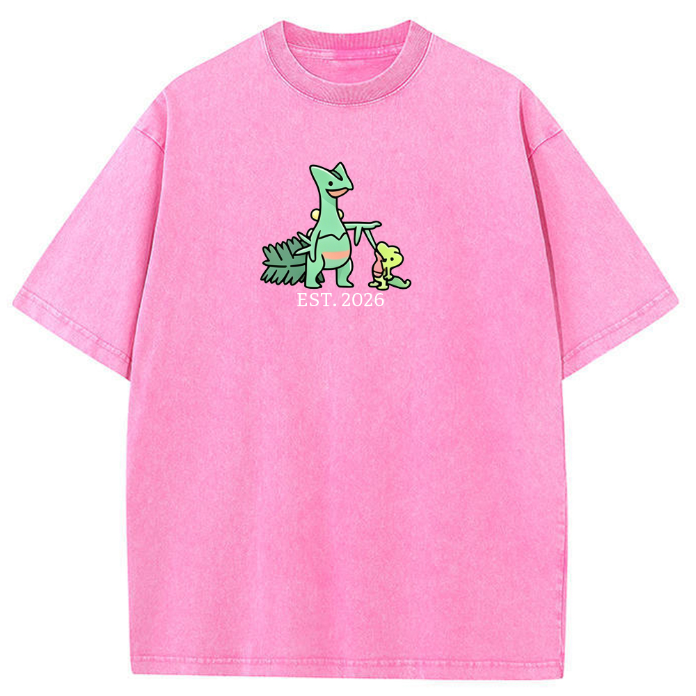 Cute Parent & Kid Sceptile Vintage Washed T-Shirt
