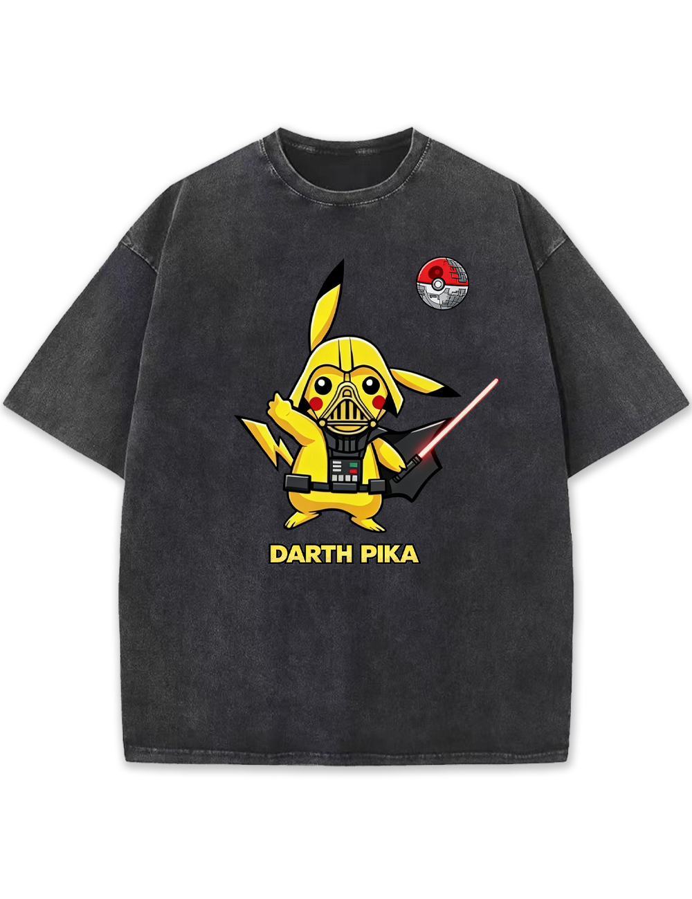 Darth Pika Star Wars Cartoon Tee | Pokemon Anime