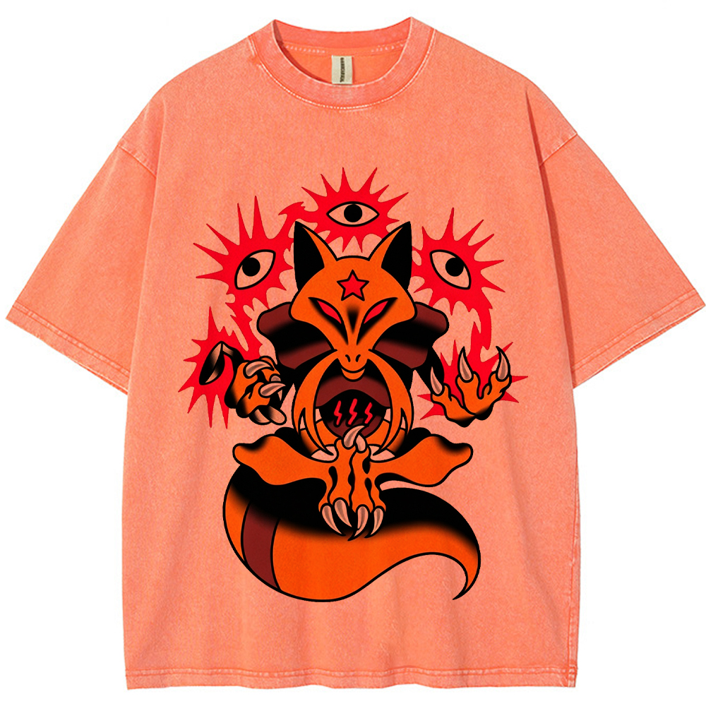 Bold Traditional Tattoo Kadabra Wash Vintage Tee | Pokemon Anime