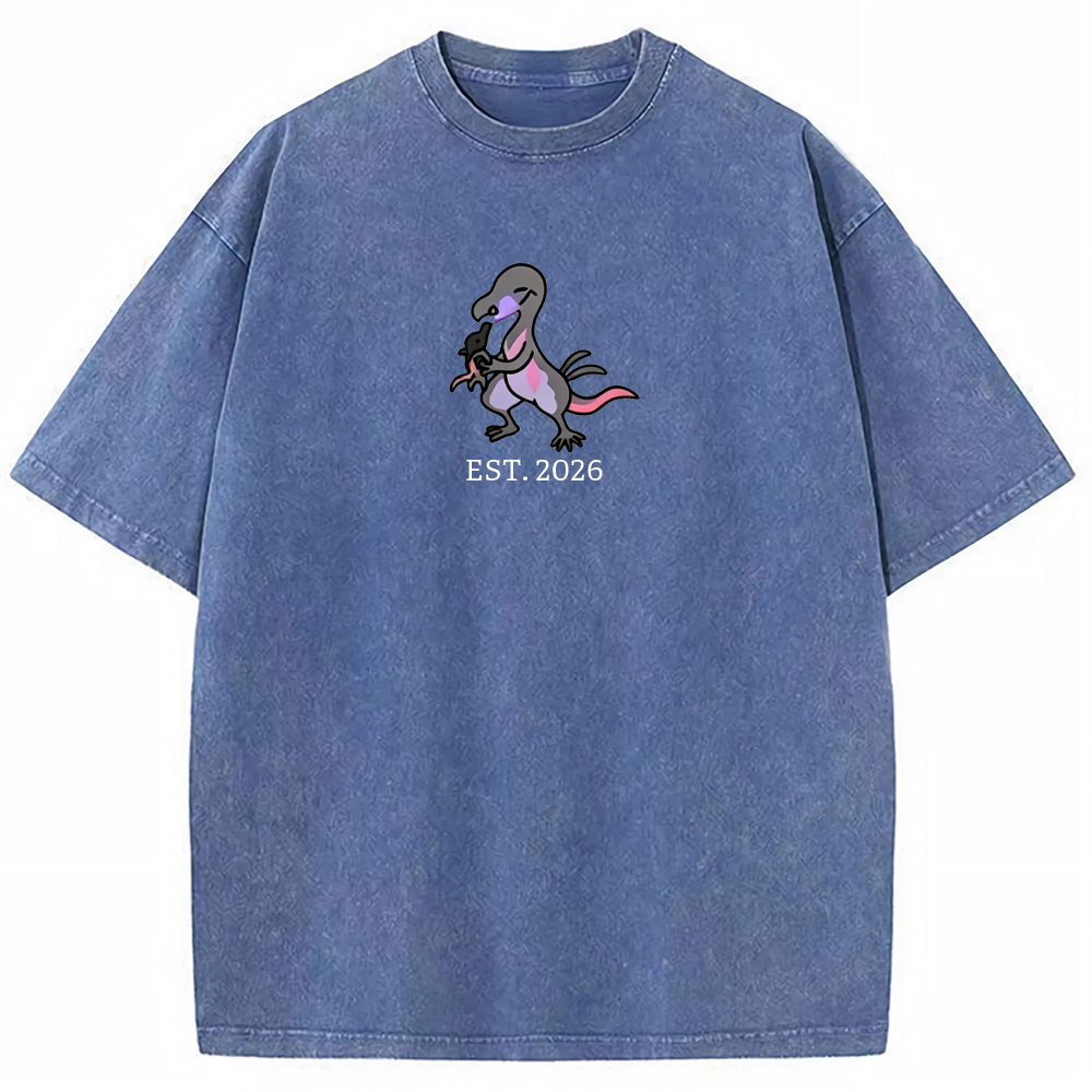Cute Parent & Kid Salandit Vintage Washed T-Shirt