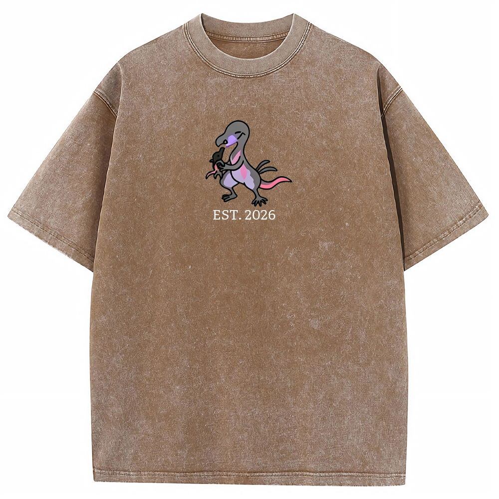Cute Parent & Kid Salandit Vintage Washed T-Shirt