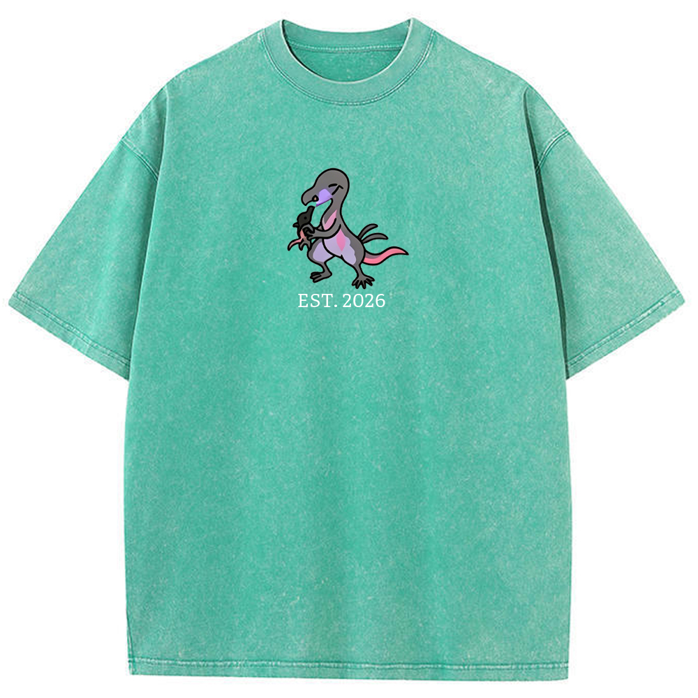 Cute Parent & Kid Salandit Vintage Washed T-Shirt
