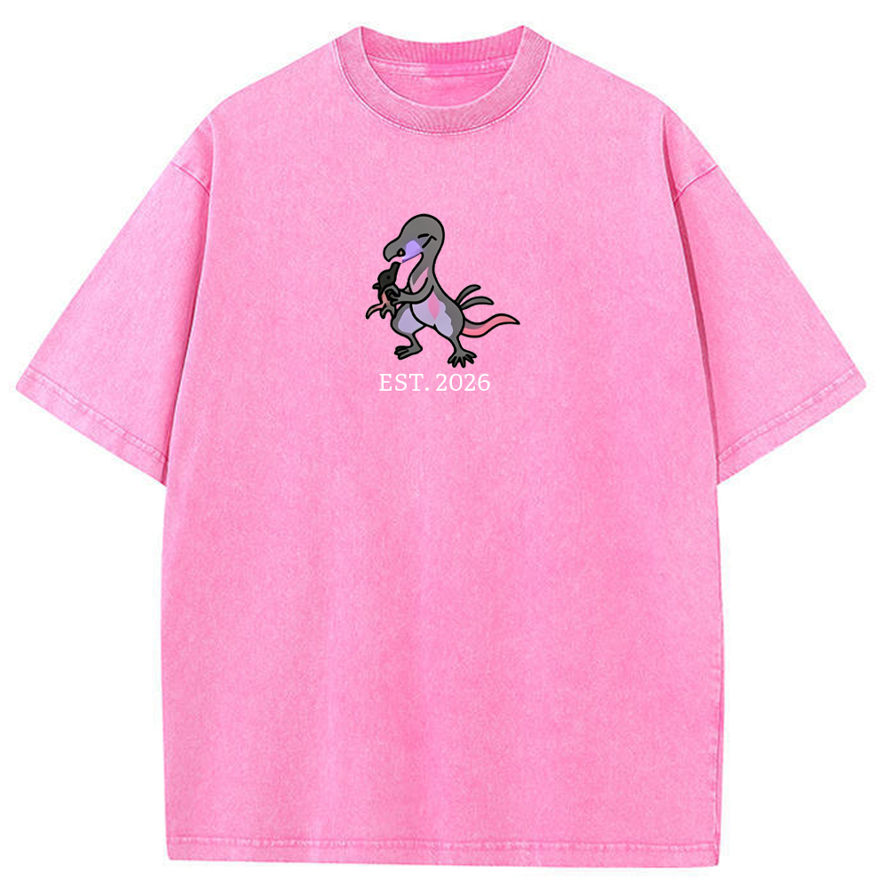 Cute Parent & Kid Salandit Vintage Washed T-Shirt