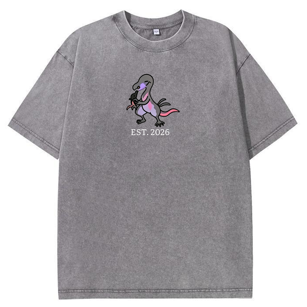 Cute Parent & Kid Salandit Vintage Washed T-Shirt