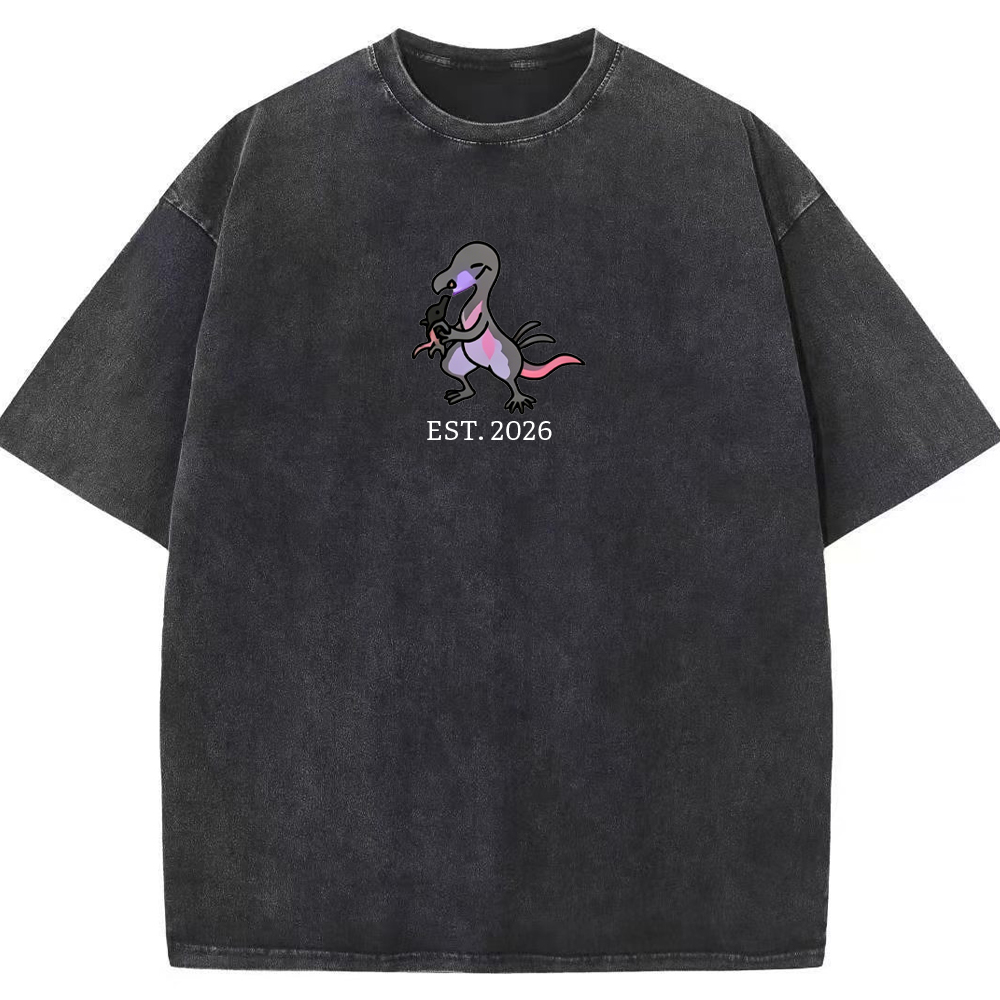 Cute Parent & Kid Salandit Vintage Washed T-Shirt