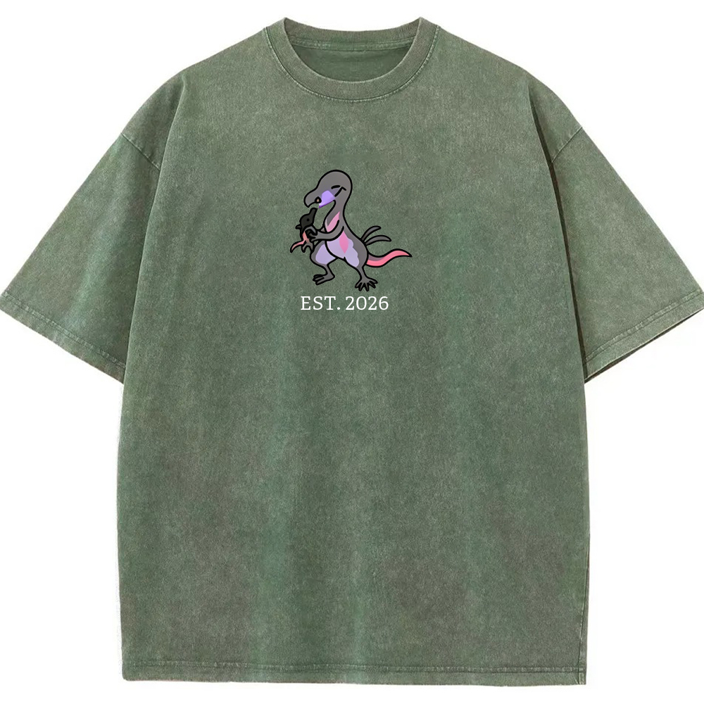 Cute Parent & Kid Salandit Vintage Washed T-Shirt