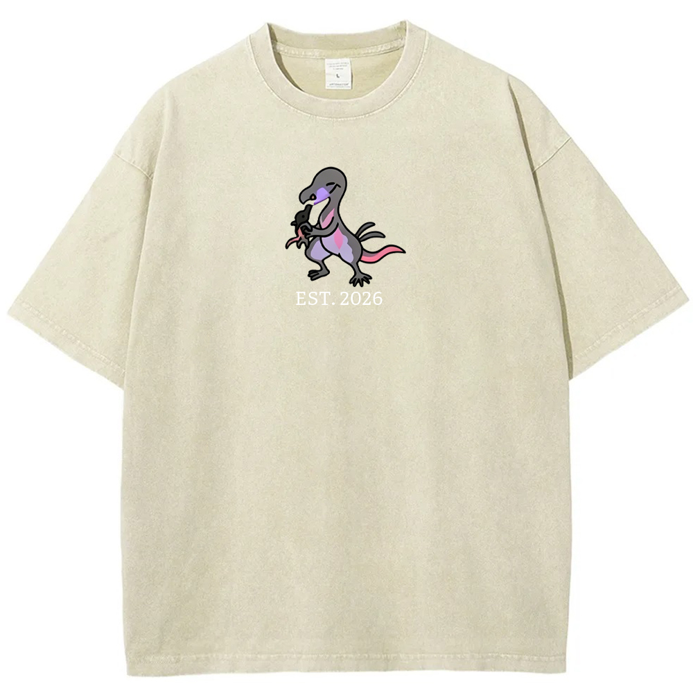 Cute Parent & Kid Salandit Vintage Washed T-Shirt