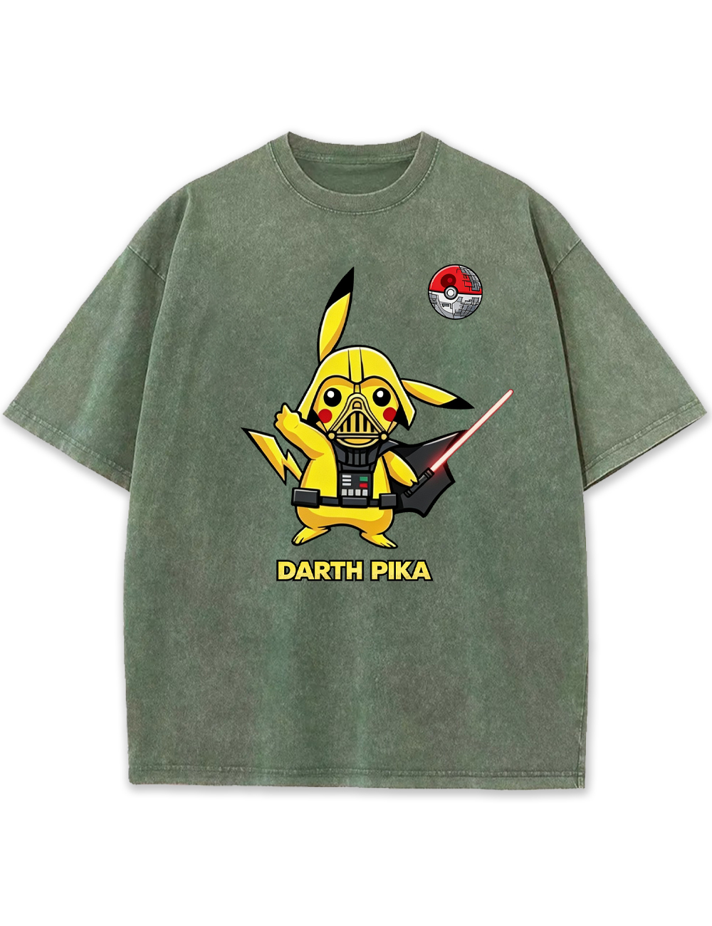Darth Pika Star Wars Cartoon Tee | Pokemon Anime