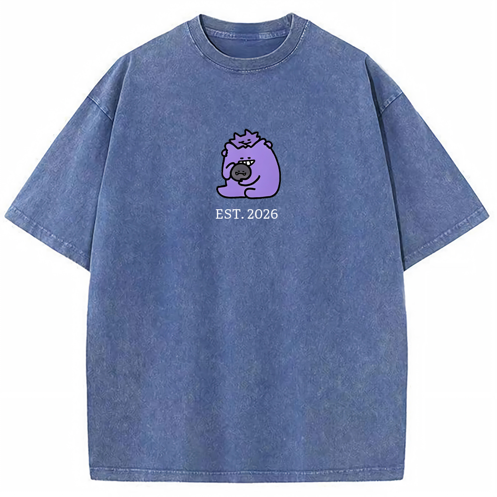 Cute Parent & Kid Koffing Vintage Washed T-Shirt