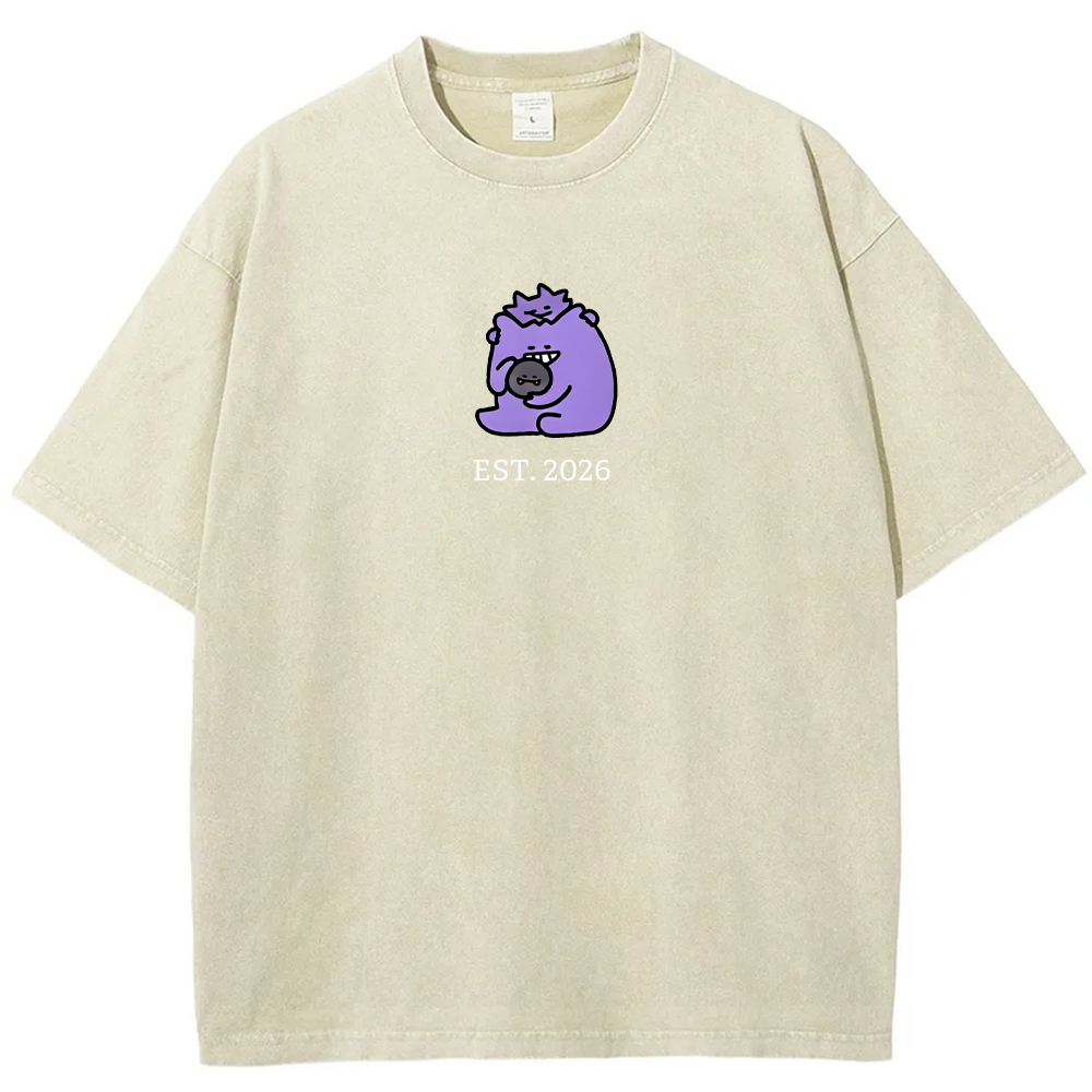 Cute Parent & Kid Koffing Vintage Washed T-Shirt
