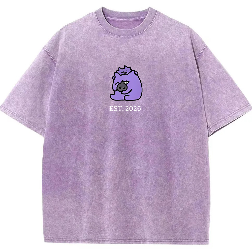 Cute Parent & Kid Koffing Vintage Washed T-Shirt