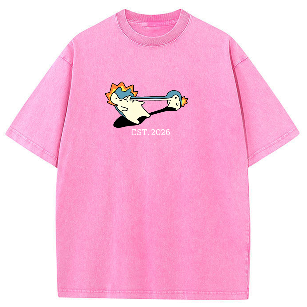 Cute Parent & Kid Quagsire Vintage Washed T-Shirt
