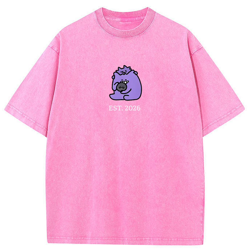 Cute Parent & Kid Koffing Vintage Washed T-Shirt