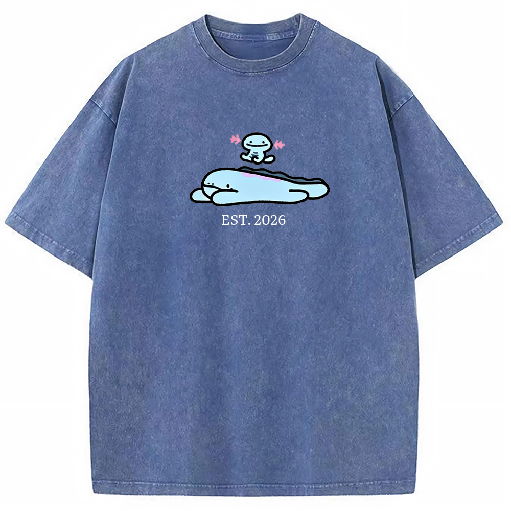 Cute Parent & Kid Wooper Vintage Washed T-Shirt