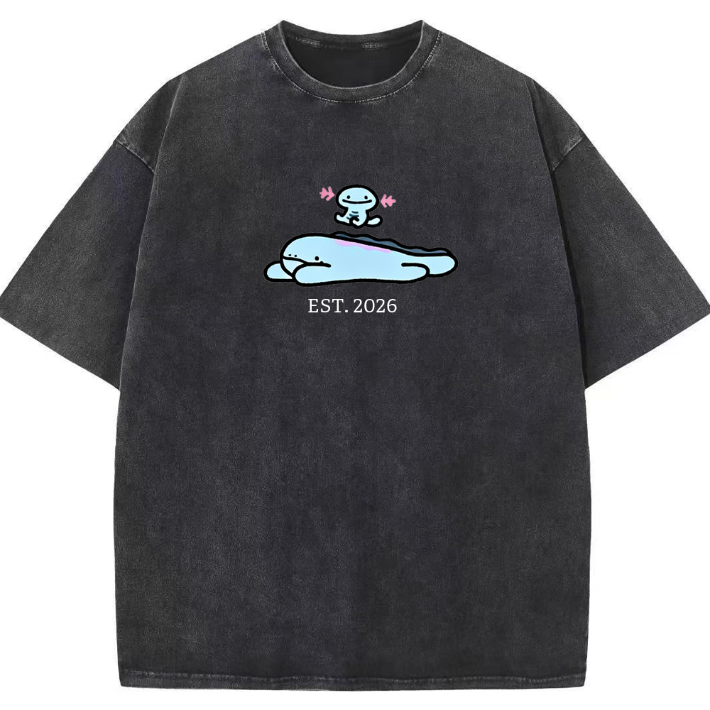 Cute Parent & Kid Wooper Vintage Washed T-Shirt