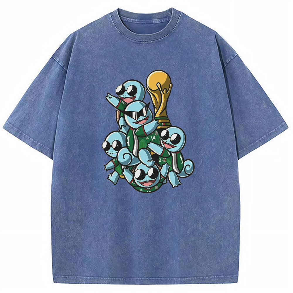 2026 World Cup Pokemon Mexico Squirtle Squad Graphic Tee