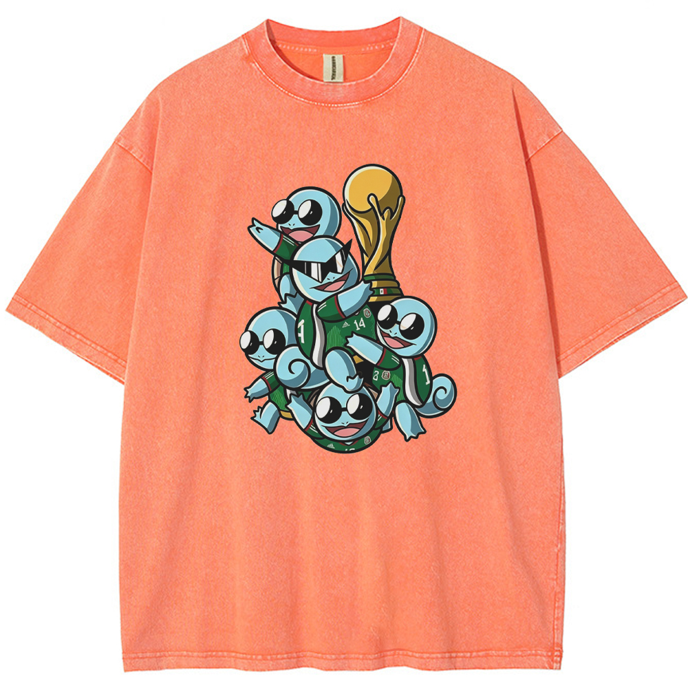 2026 World Cup Pokemon Mexico Squirtle Squad Graphic Tee