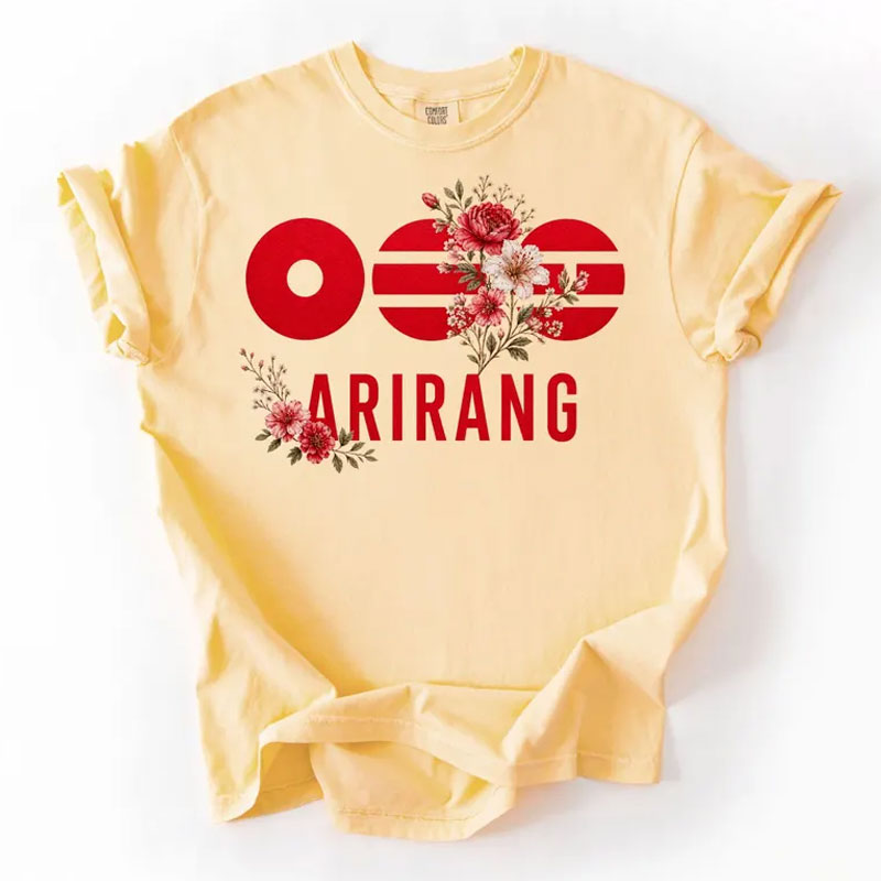 BTS World Tour Arirang Shirt – Comfort Colors K-Pop Merch Kpop Army