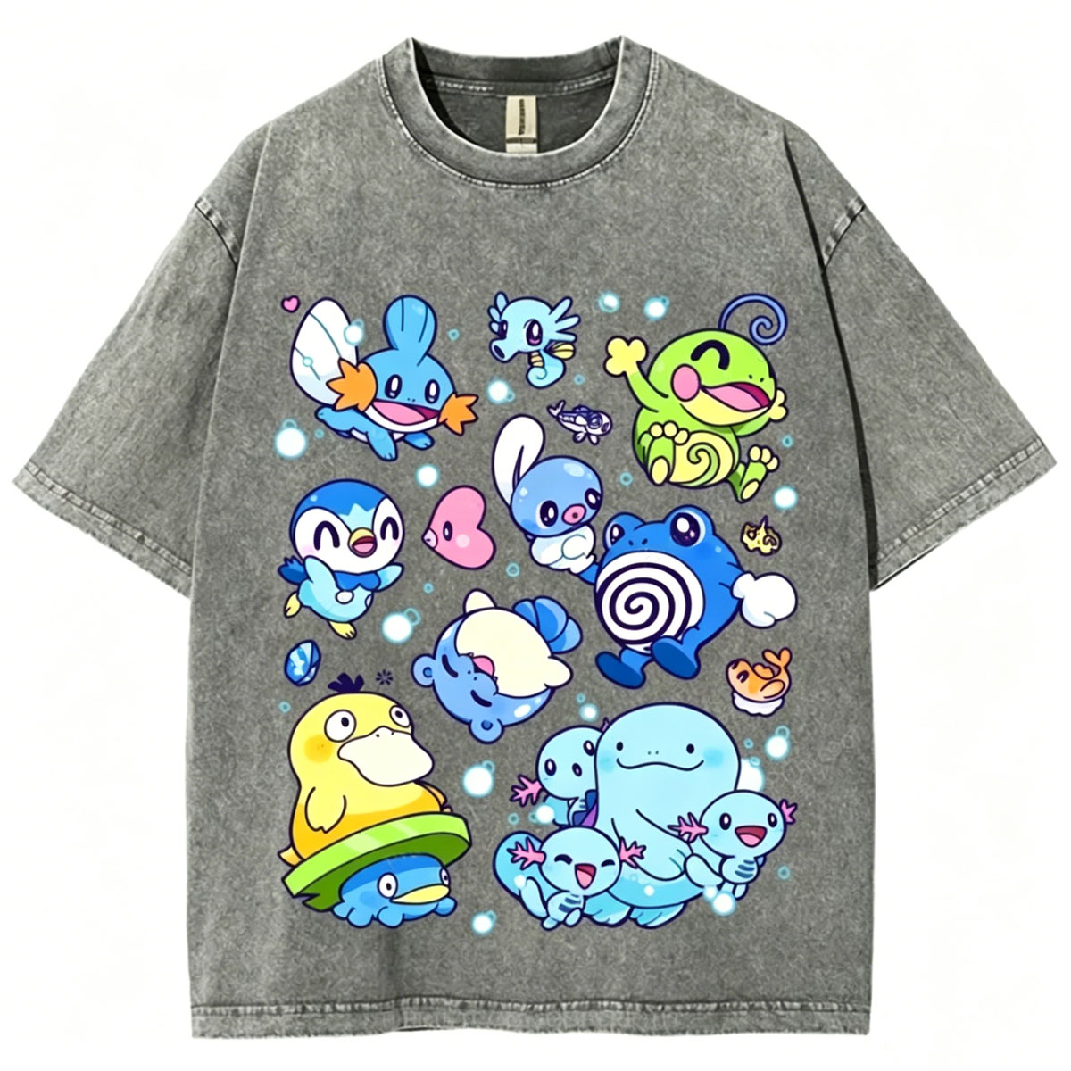 Pokémon Weaving Unisex Vintage Washed Tee