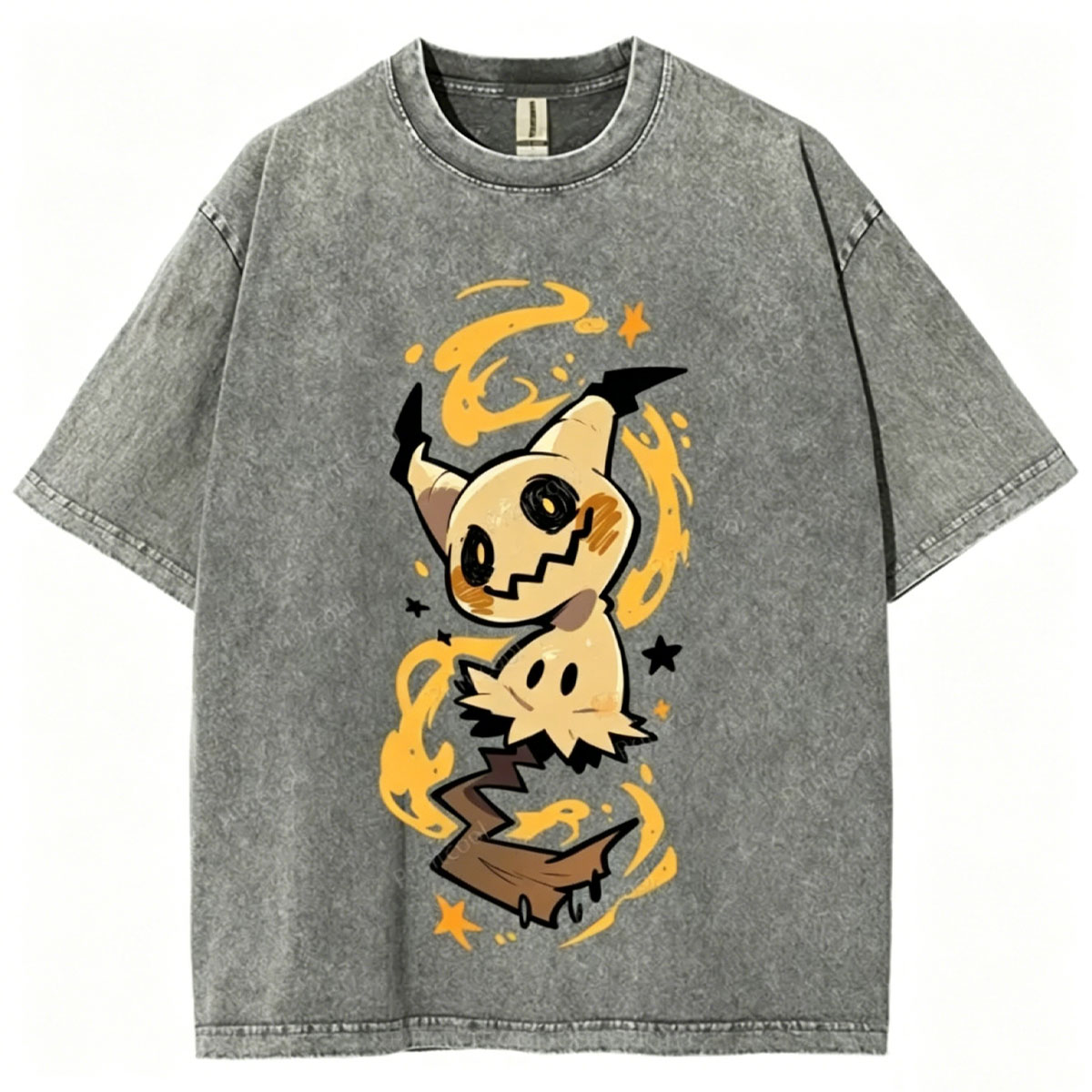 Mimikyu Unisex Vintage Washed Tee