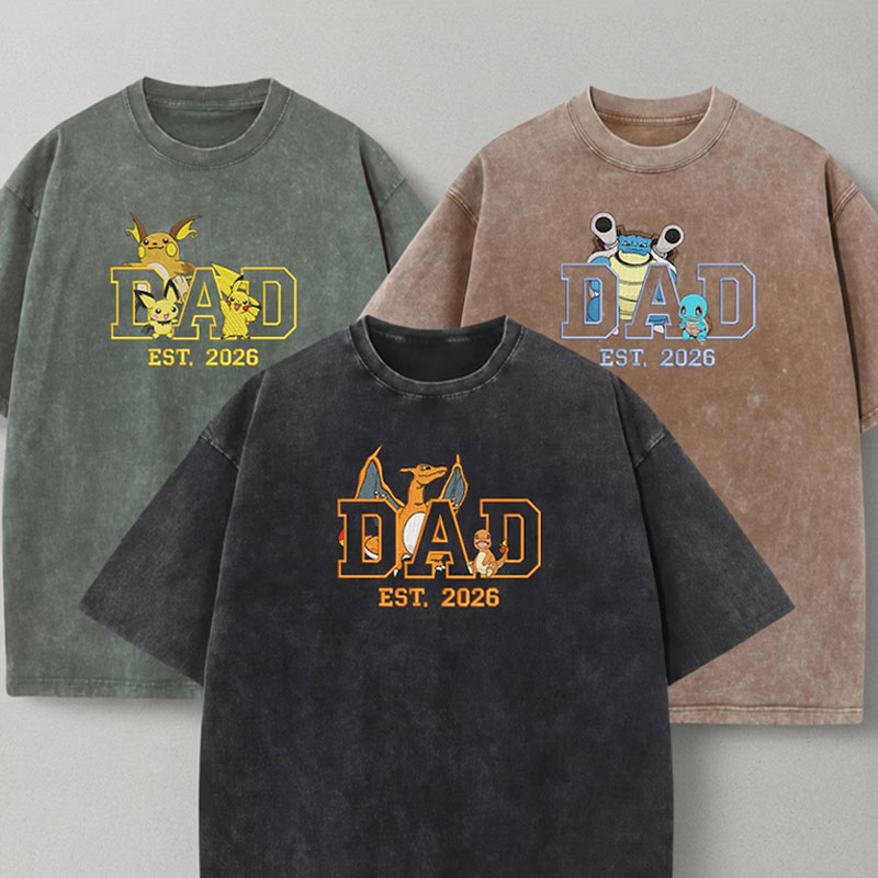 PokaDaD Embroidered Washed Shirt