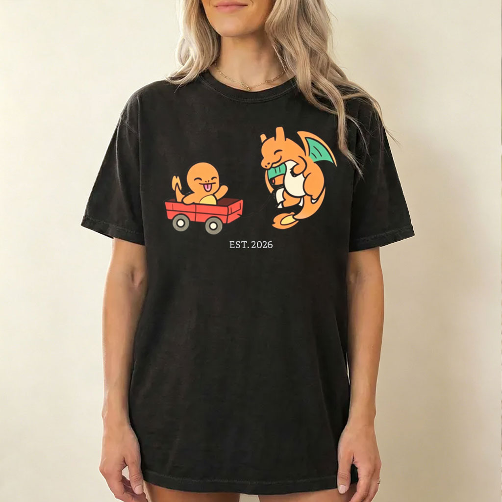 Custom EST. Year Personalized Pokémon Advanced Form DAD Vintage Washed Tee