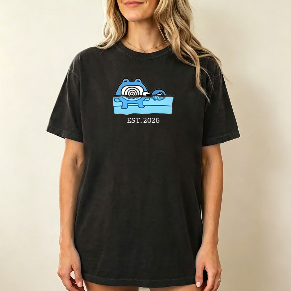 Cute Parent & Kid Poliwhirl Vintage Washed T-Shirt