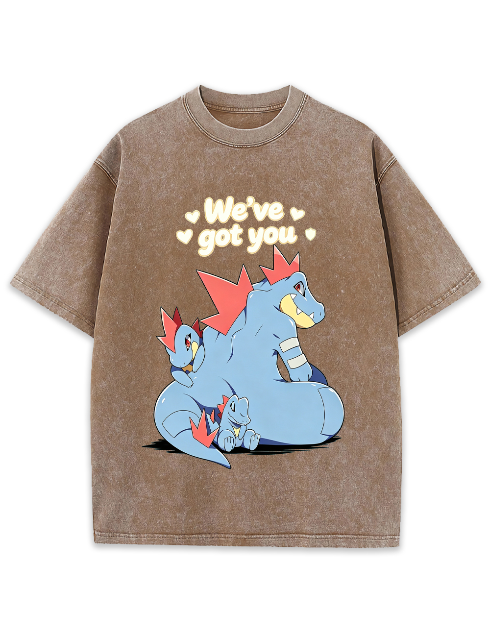 Parent & Kid Feraligatr Family Protect Vintage Washed T-Shirt