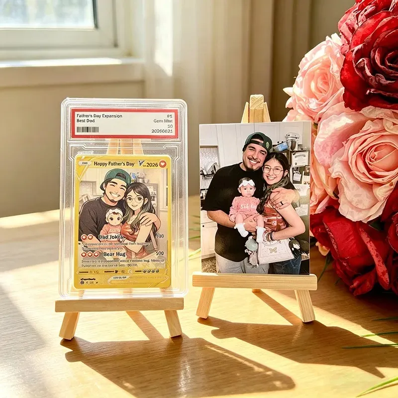 ❤️ Custom V Pokecard Photo Anime Card For Pokedad