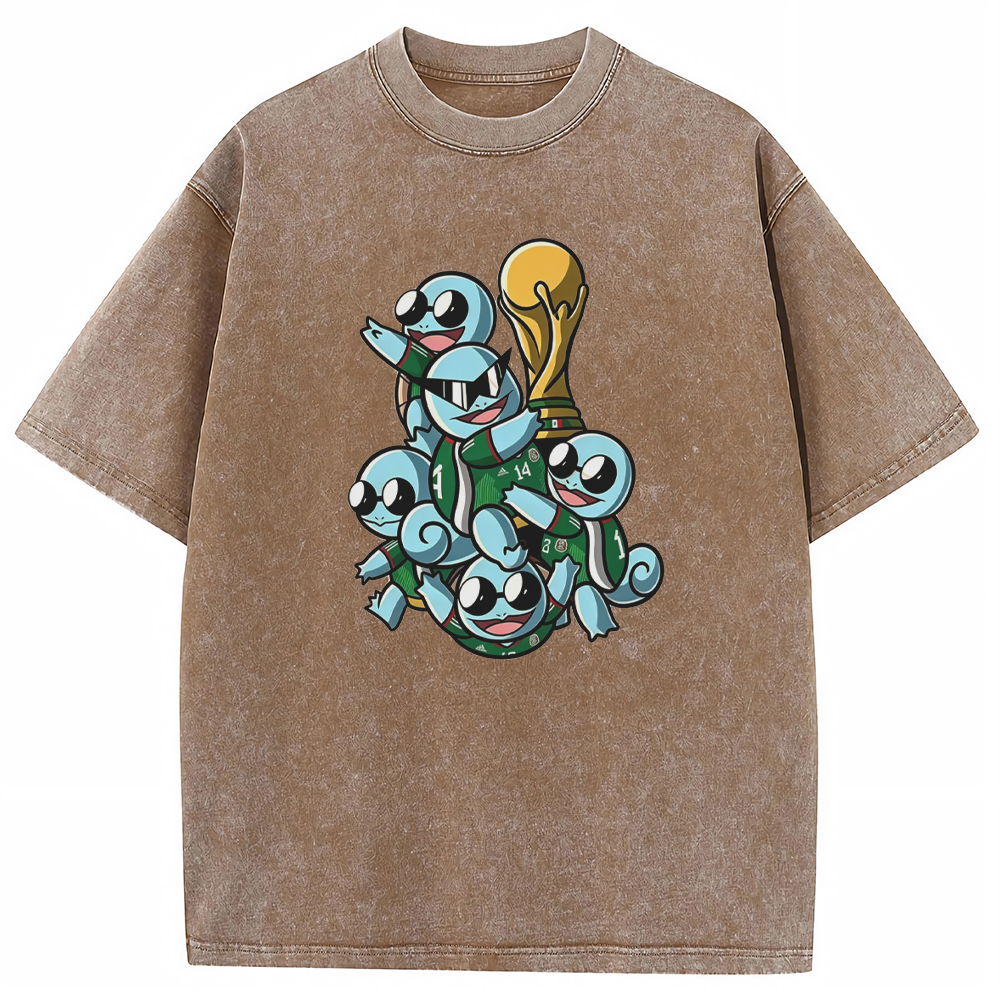 2026 World Cup Pokemon Mexico Squirtle Squad Graphic Tee