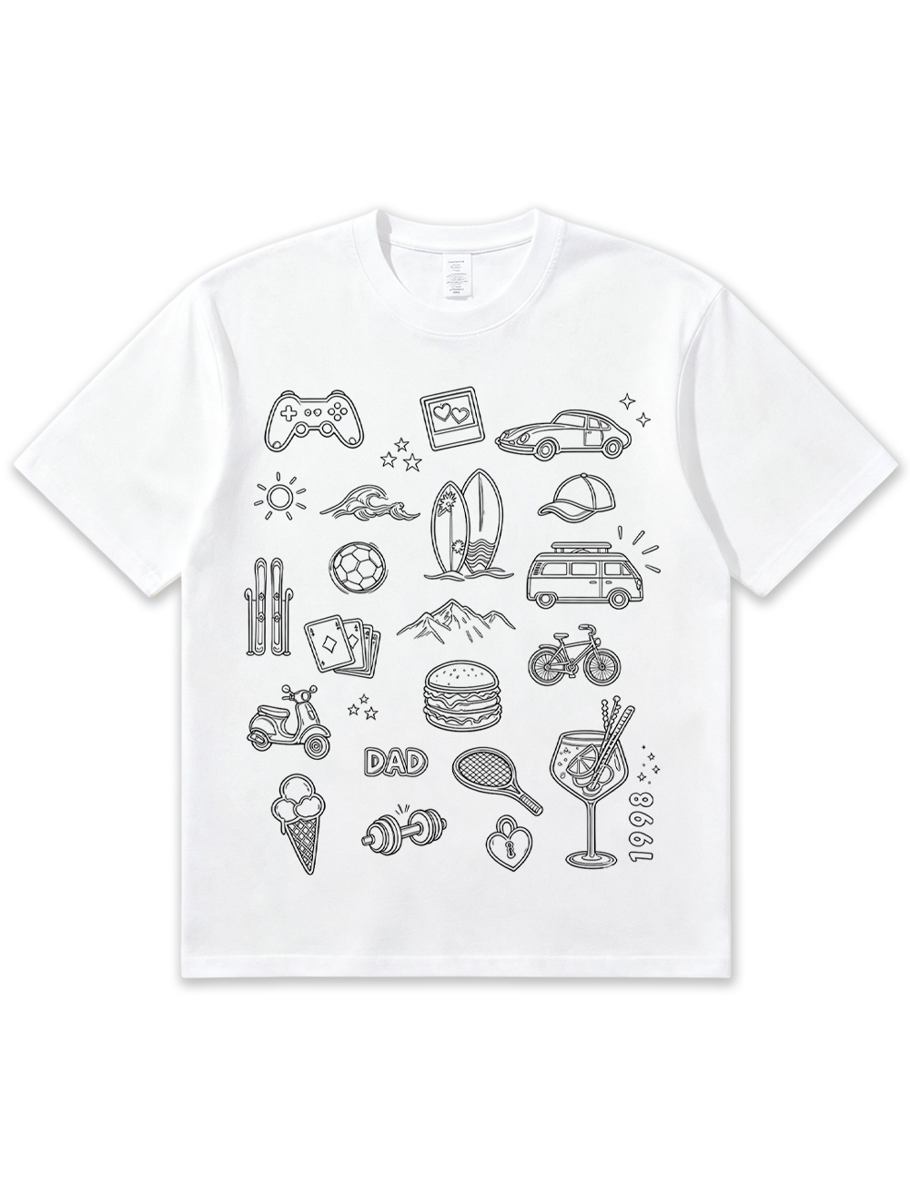 This Is Me Personality Doodle Shirt, Favourite Things