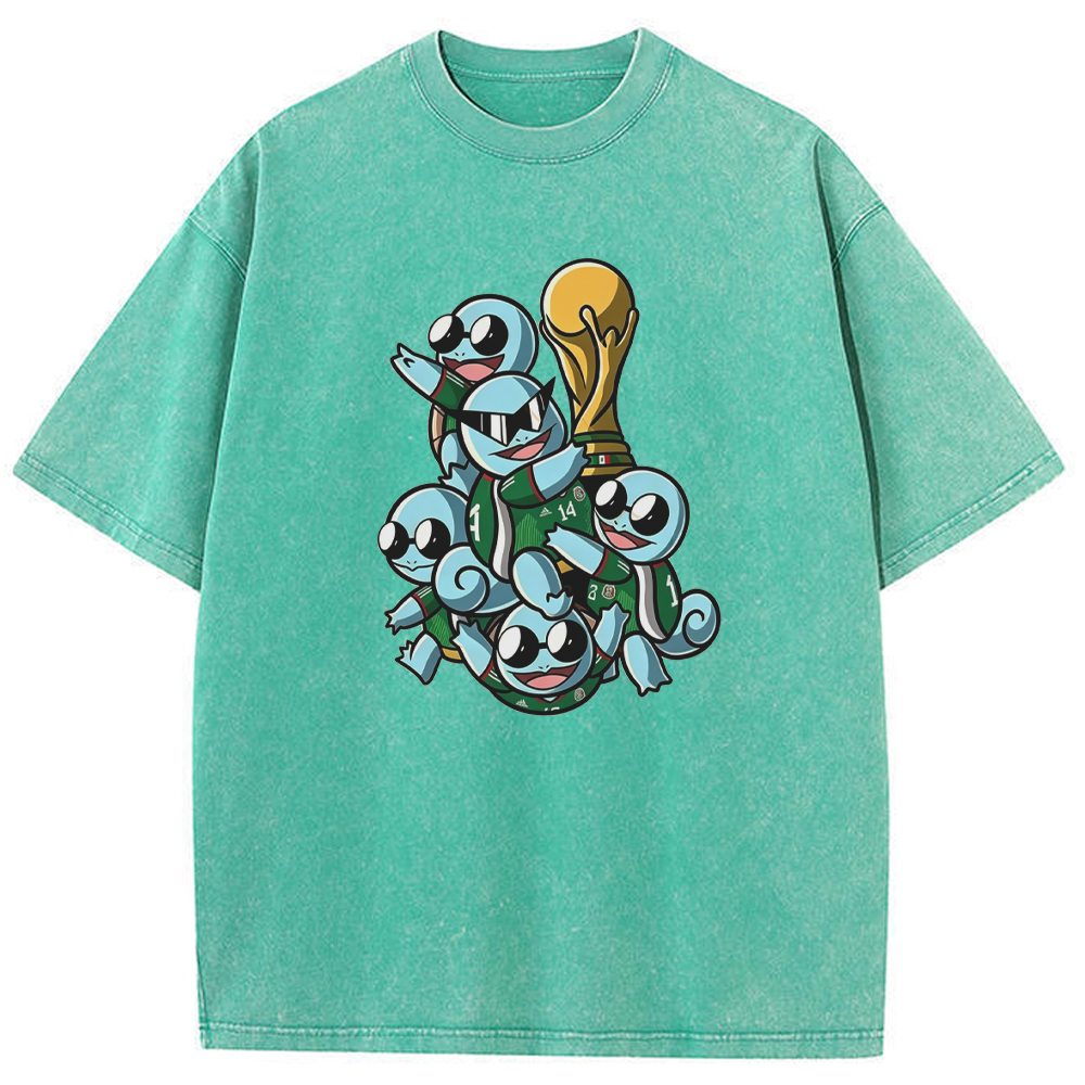 2026 World Cup Pokemon Mexico Squirtle Squad Graphic Tee