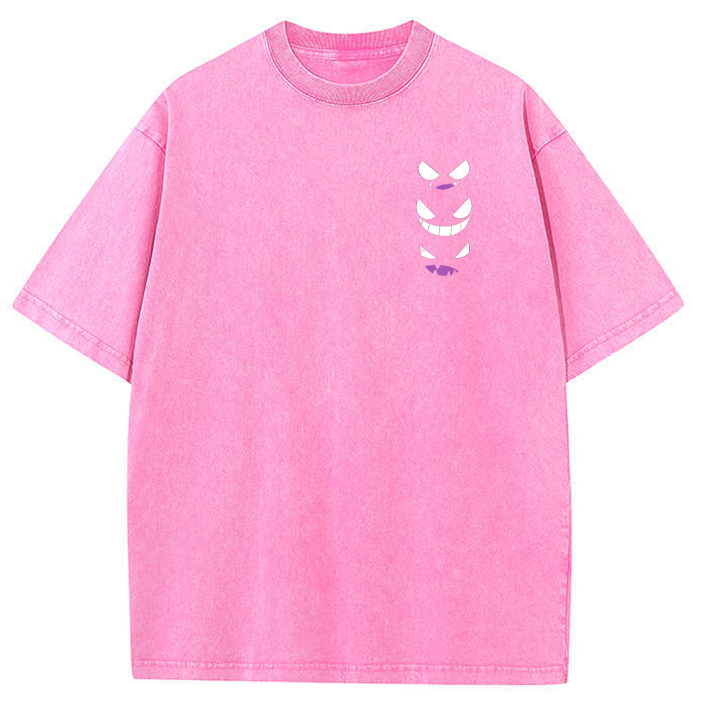 Crystal Ghost Evolution Full Back Graphic Tee | Pokemon Anime