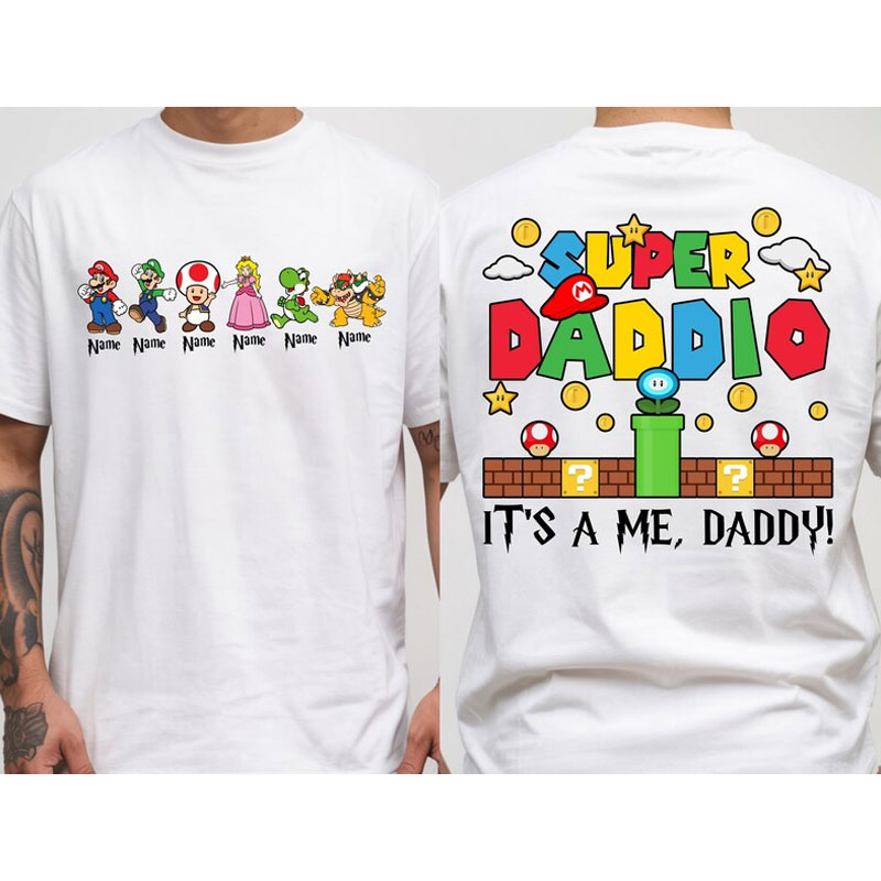 Personalized Super Daddio Shirt