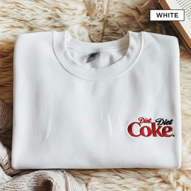 Diet Coke Embroidered Sweatshirt