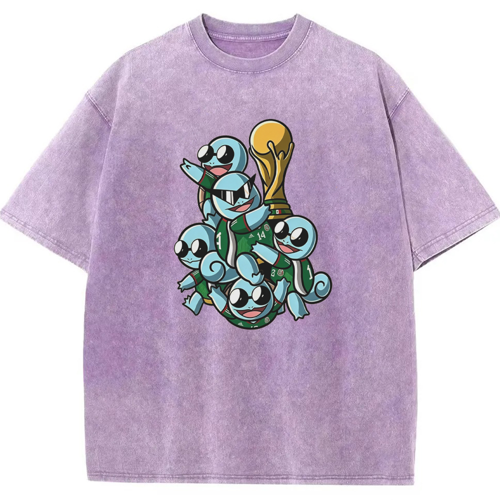 2026 World Cup Pokemon Mexico Squirtle Squad Graphic Tee