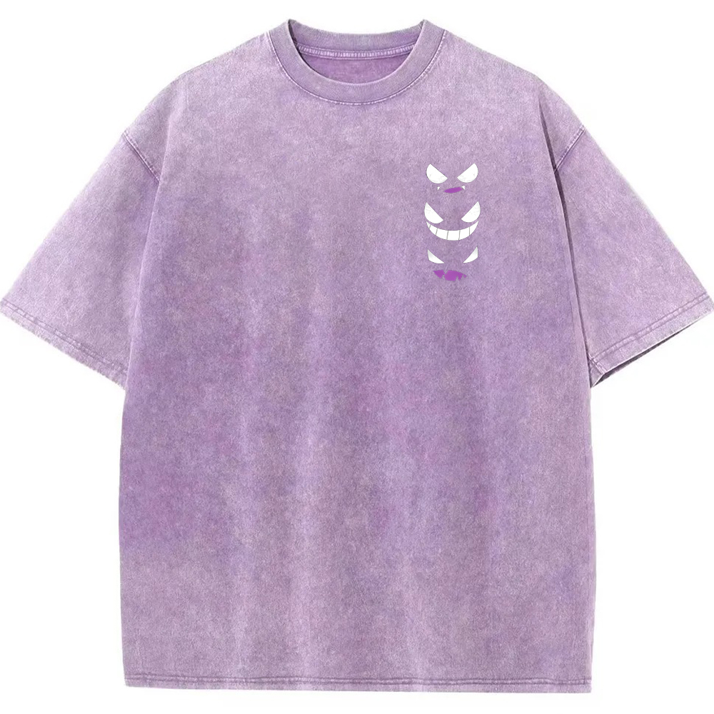 Crystal Ghost Evolution Full Back Graphic Tee | Pokemon Anime