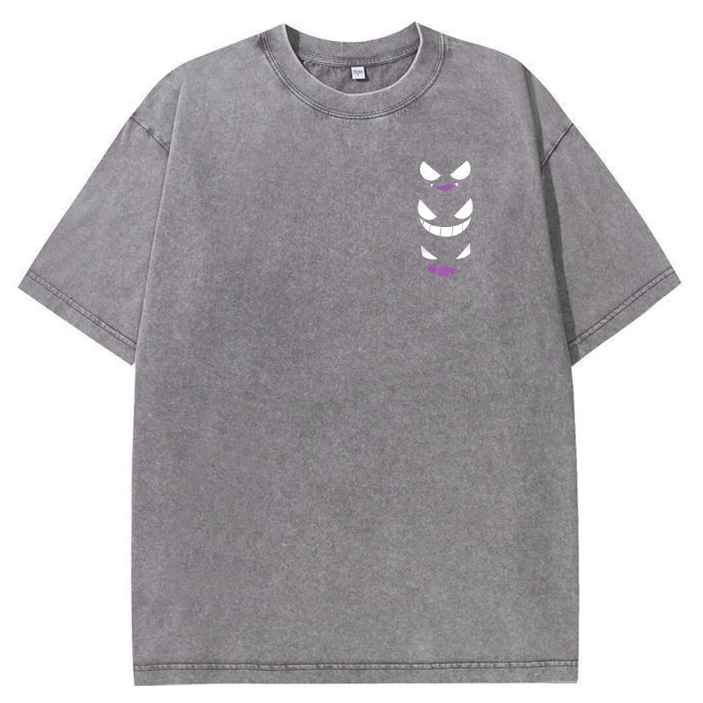 Crystal Ghost Evolution Full Back Graphic Tee | Pokemon Anime