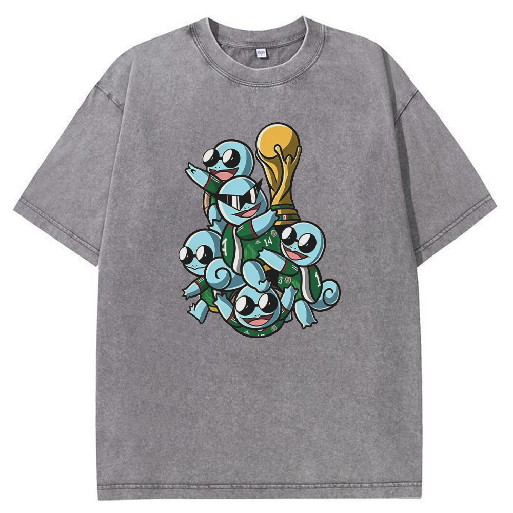 2026 World Cup Pokemon Mexico Squirtle Squad Graphic Tee