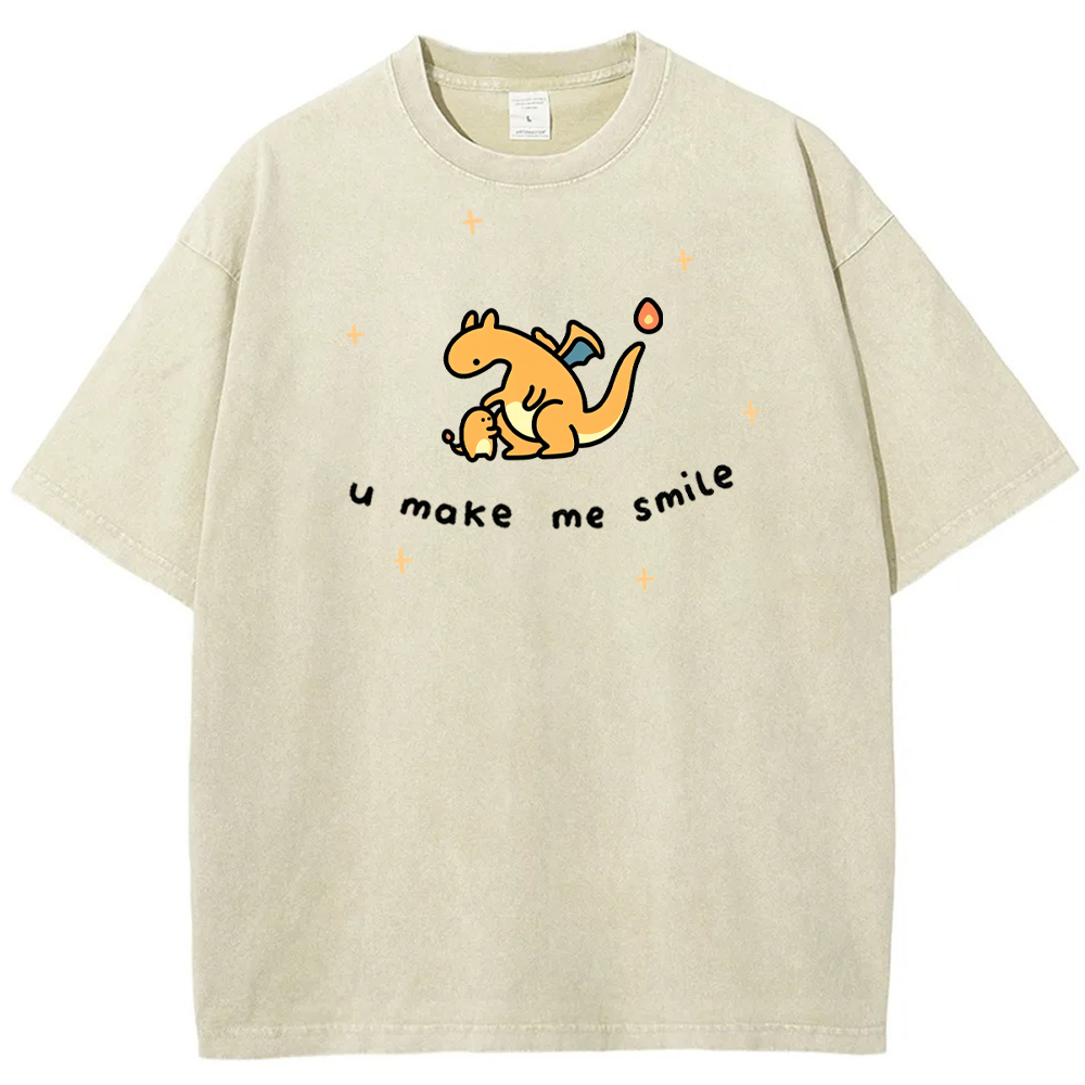 Parent & Kid You Are My Special Person Quote Custom Name EST. Year Vintage Washed T-Shirt | Pokemon Anime